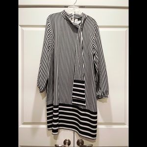 Black & White Stripe Dress